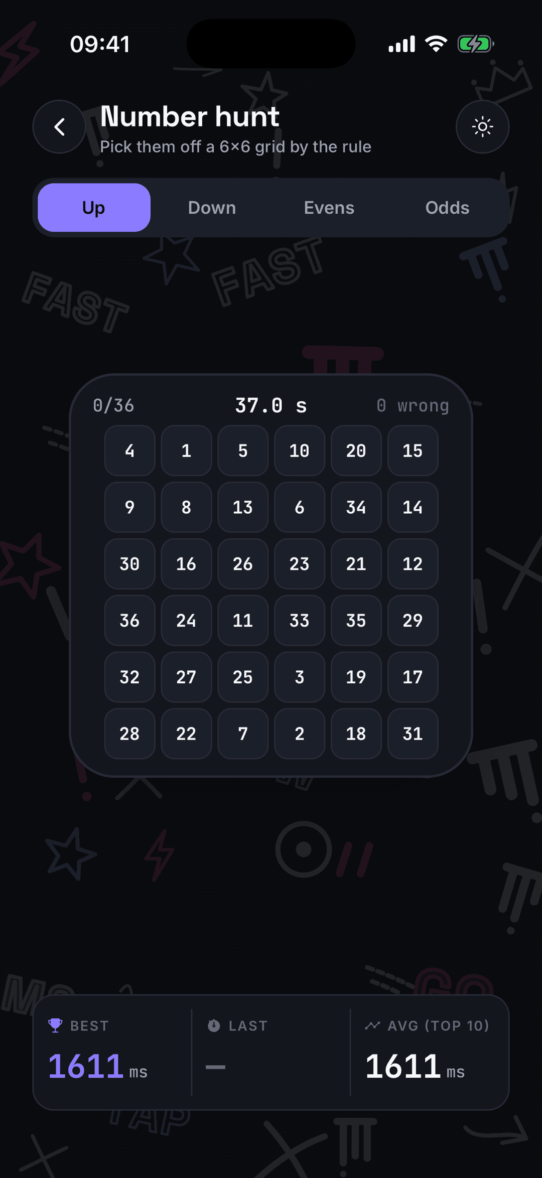 number hunt dark